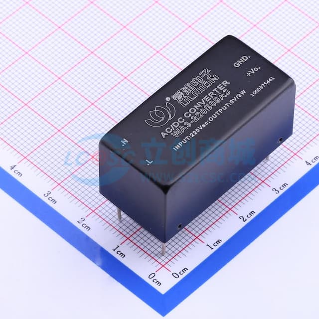 宽范围输入的高效AC-DC电源模块 【插件】实物图