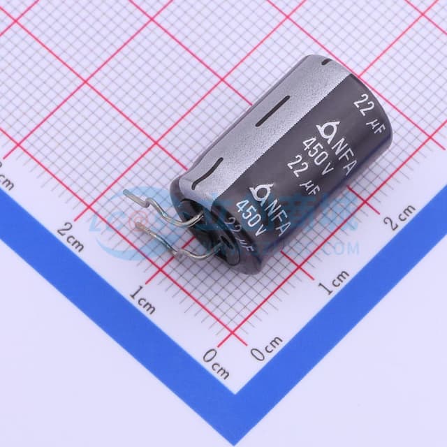 22uF ±20% 450V 【插件】实物图