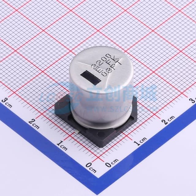 2200uF ±20% 25V实物图