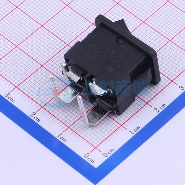 跷板开关DPST 15x21mm 【船型】实物图