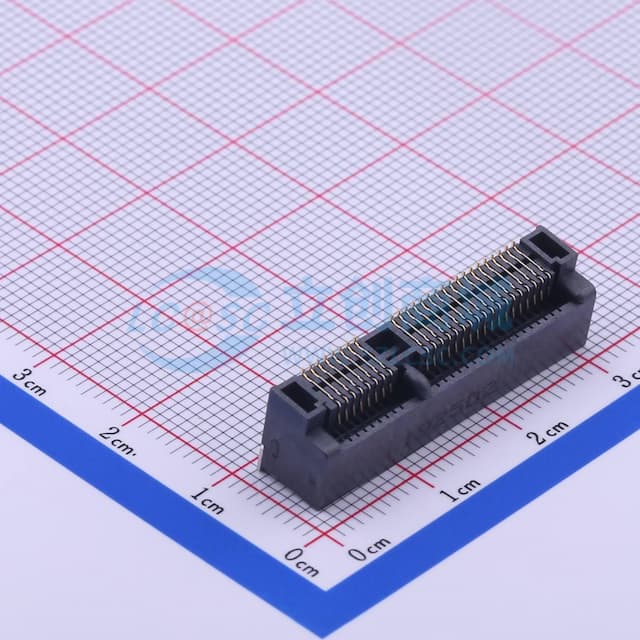 MINI PCIE 52P WIFI模块插座 物联网模块插座实物图
