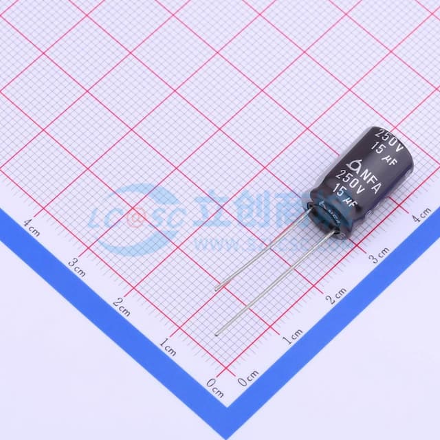 15uF ±20% 250V 【引线】实物图