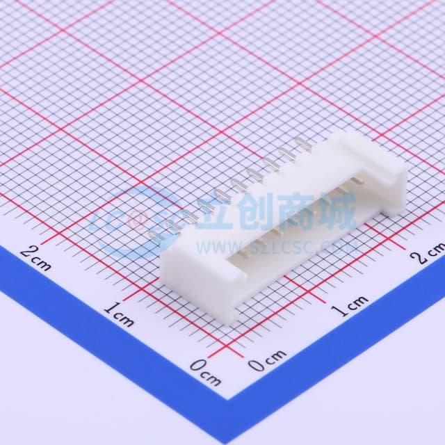 1x10P 间距:2mm 直插 【插件】实物图