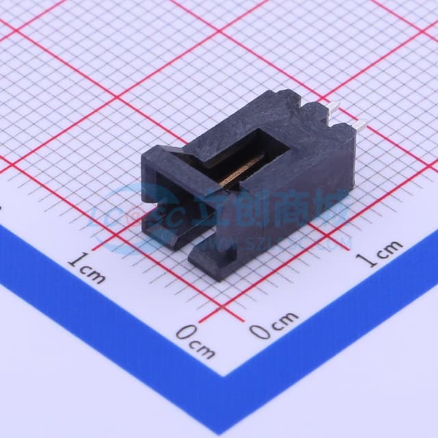 1x2P 间距:2.54mm【插件】实物图