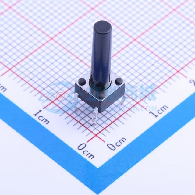 6mm*6mm*17mm 12V 50mA【轻触】实物图