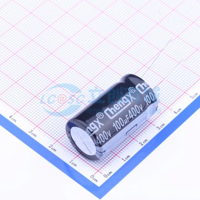 100uF ±20% 400V 【插件】实物图