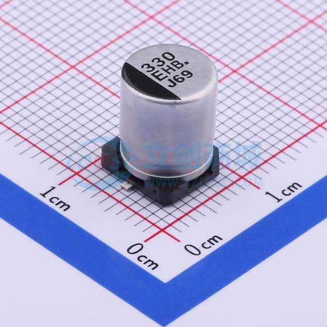 330uF ±20% 25V实物图