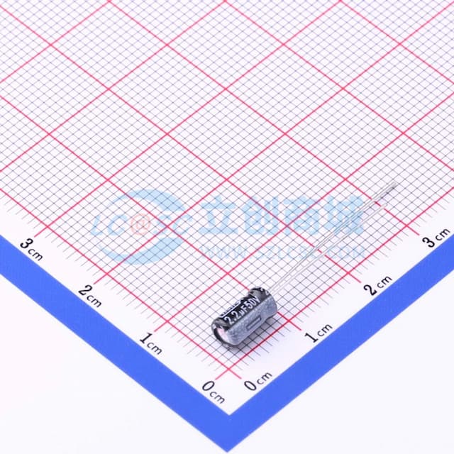 2.2uF ±20% 50V 【引线】实物图