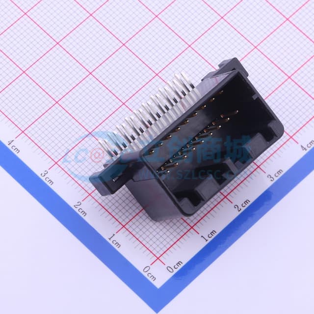 2x10P 间距:2.5mm 弯插 【插件】实物图