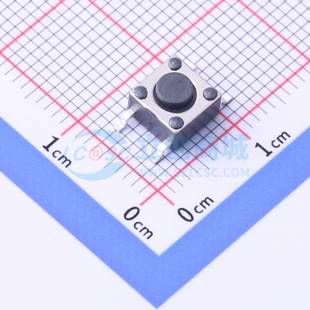 6*6*4.3mm 立贴 轻触开关实物图