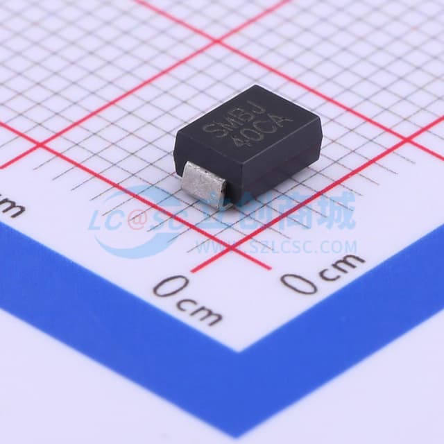 双向TVS 40V截止 峰值浪涌电流：9.3A@10/1000us实物图