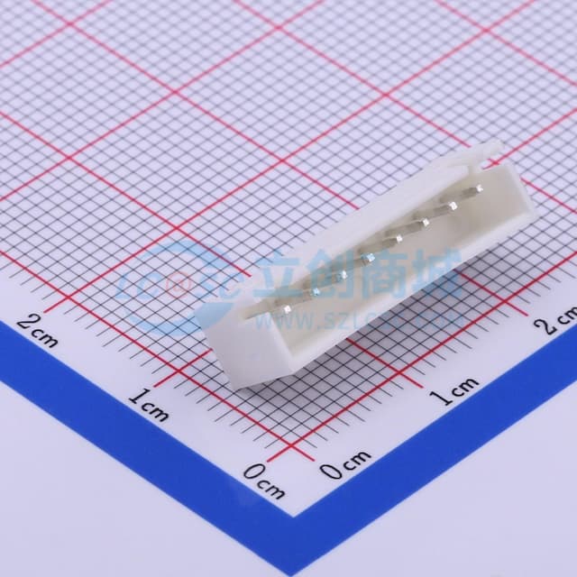 1x8P 间距:2.5mm 直插 系列:XH 【插件】实物图