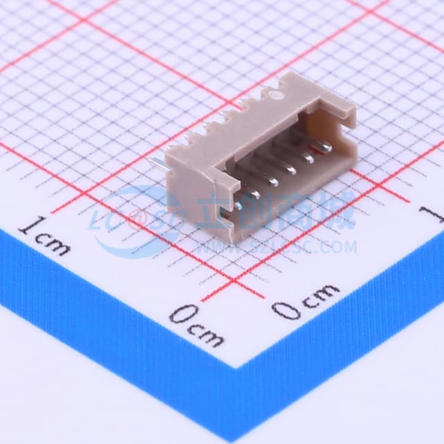 间距:1.25mm 1x6P【插件】实物图