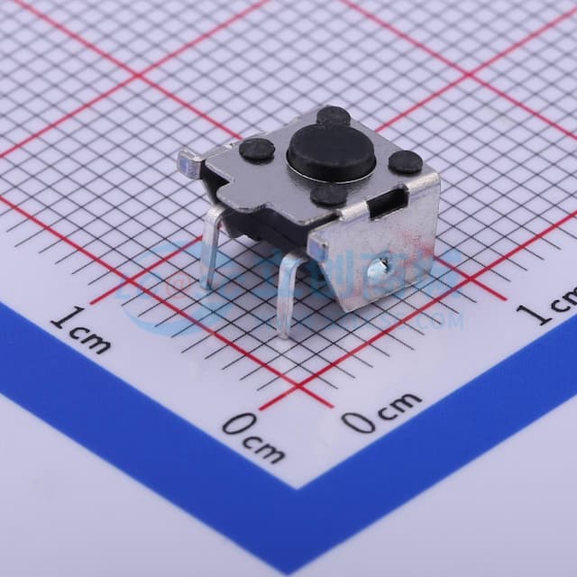 7.3*7.1*4.3mm 卧贴 轻触开关实物图