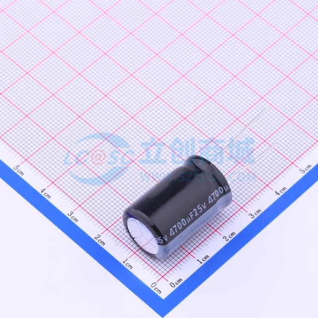 4700uF ±20% 25V 【插件】实物图
