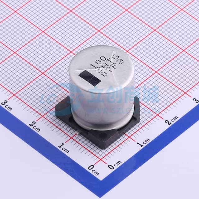100uF ±20% 100V实物图