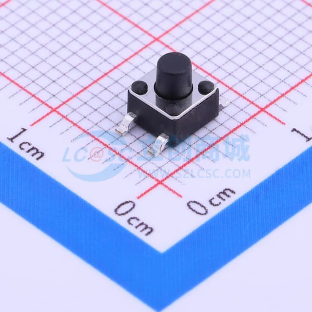 4.5*4.5*5mm 立贴 轻触开关实物图