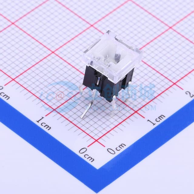 4.5*4.5*2.3mm 直插 轻触开关 【轻触】实物图