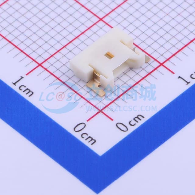 间距:1.25mm 1x2P实物图