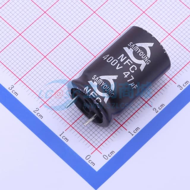 47uF ±20% 400V 【插件】实物图