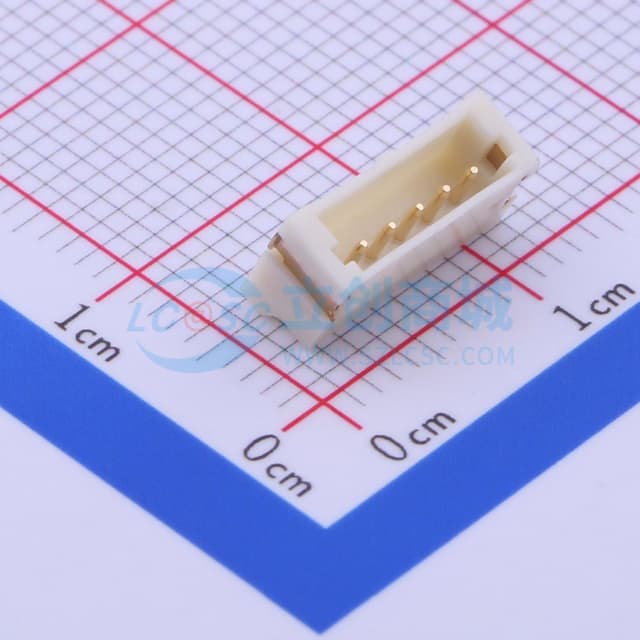 间距:1.5mm 1x5P实物图