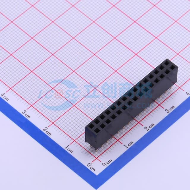 间距:2.54mm 2x15P 直插 【排针】实物图