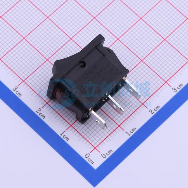 跷板开关SPDT 15x21mm 【船型】实物图