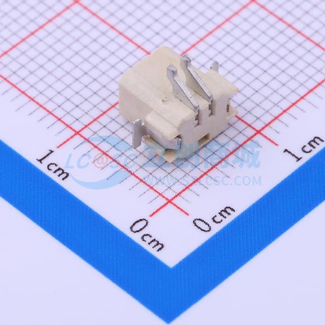 间距:1.5mm 1x2P实物图