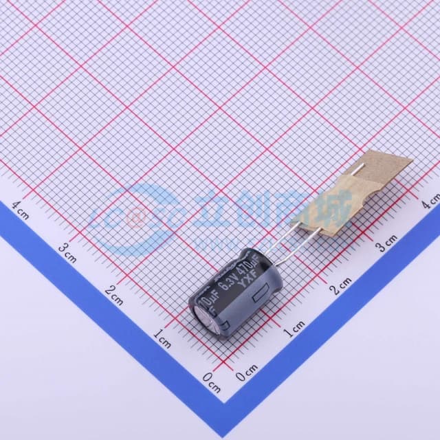 470uF ±20% 6.3V 停产 【插件】实物图