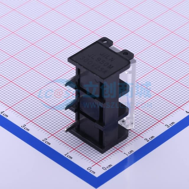 9.5mm 1x3P 直针 边脚 排数:1 每排P数:3 【栅栏】实物图