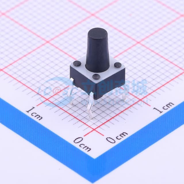 6*6*5.9mm 直插 轻触开关 【轻触】实物图