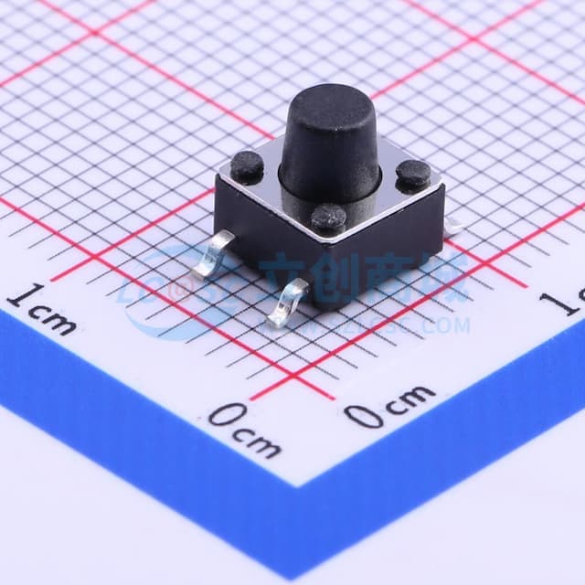 6mm*6mm*6.5mm 12V 50mA实物图