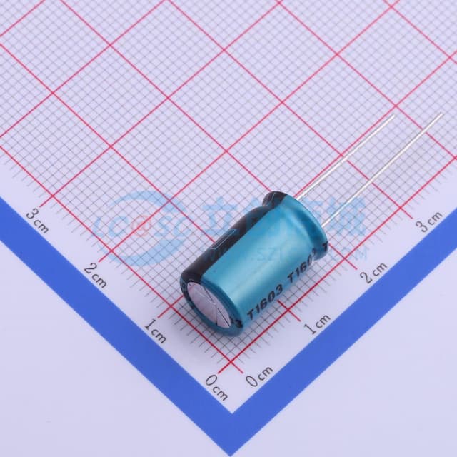 100uF ±20% 63V 【引线】实物图