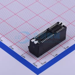 黑色 PCIE 卡边缘连接器 PCI-E 卡边缘连接器 SMT TYPE缩略图