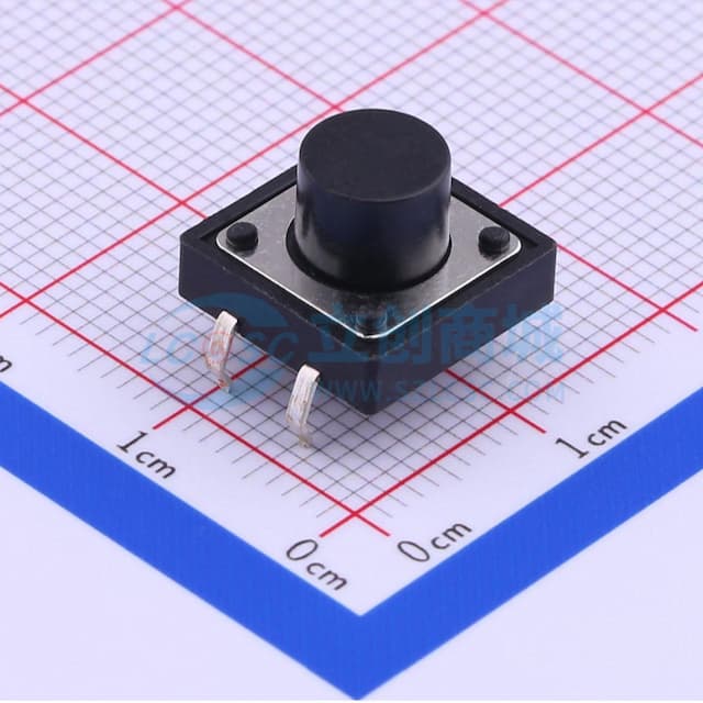 12*12*8mm 直插 轻触开关 【轻触】实物图