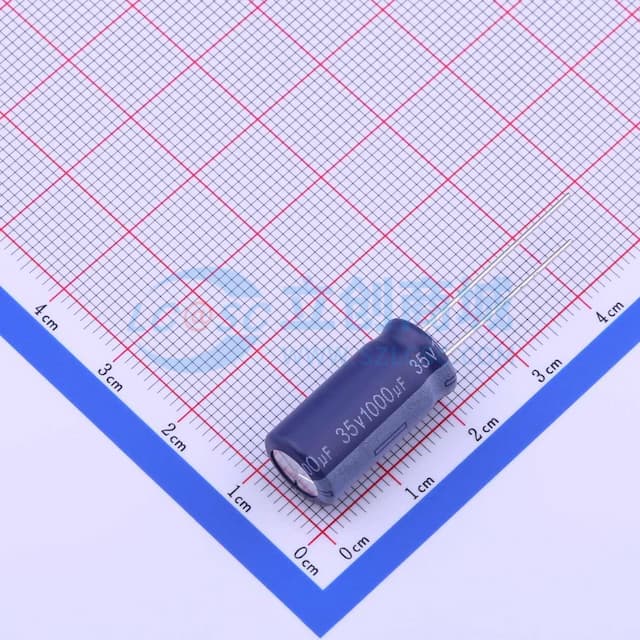 1000uF ±20% 35V 【引线】实物图