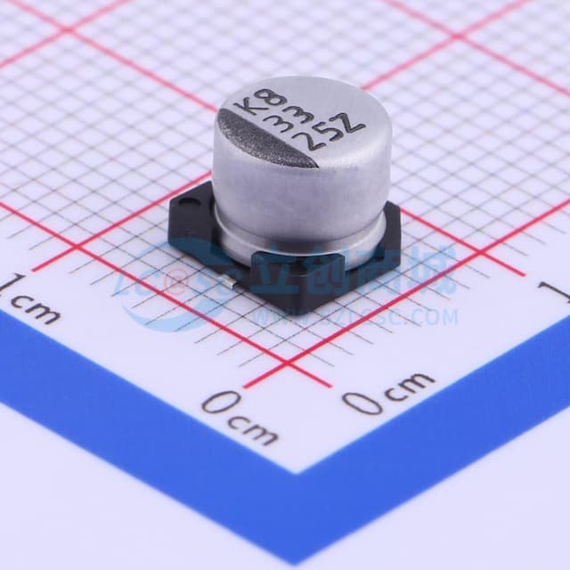 33uF ±20% 25V实物图