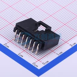 黑色 1x7P 间距:2.54mm 弯插【插件】缩略图