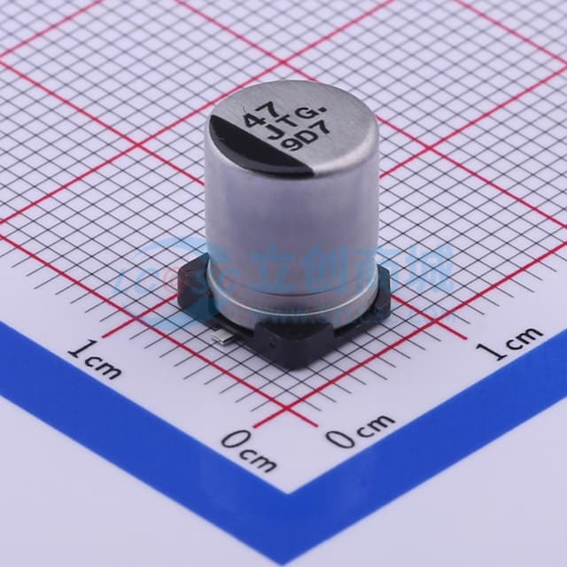 47uF ±20% 63V实物图
