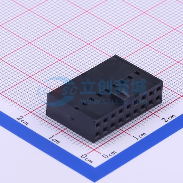 2.54mm 2x9P实物图