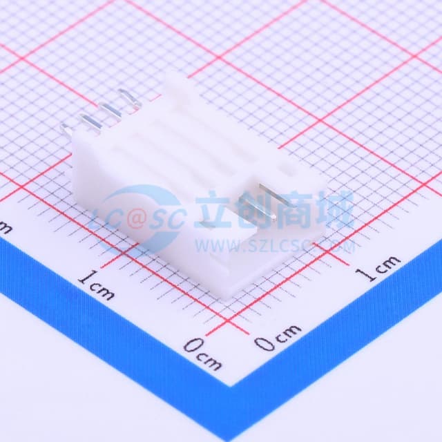 系列:PH 间距:2mm 1x4P【插件】实物图