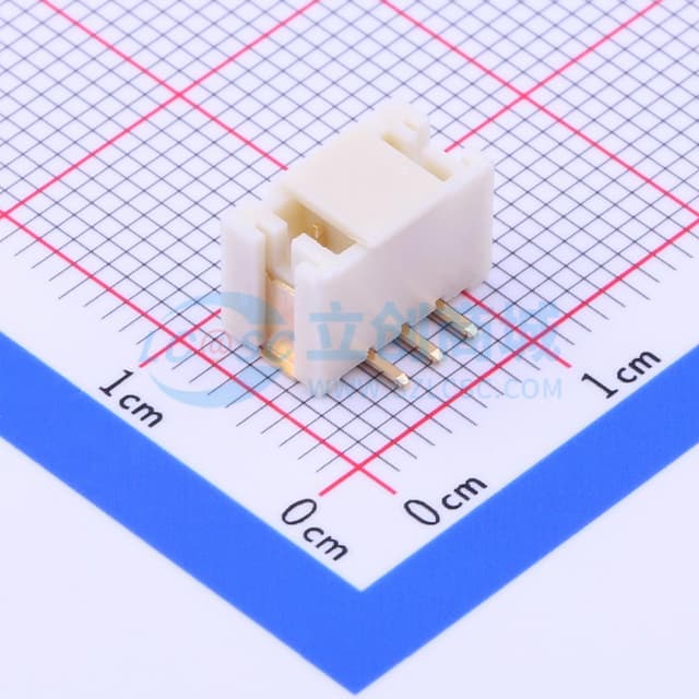 1x3P 间距:2mm 立贴 系列:PH实物图