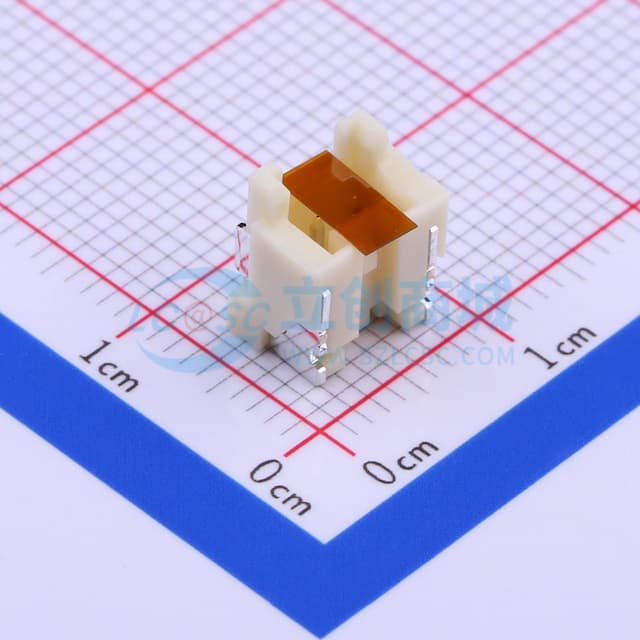1x2P 间距:2mm 立贴 系列:PA实物图