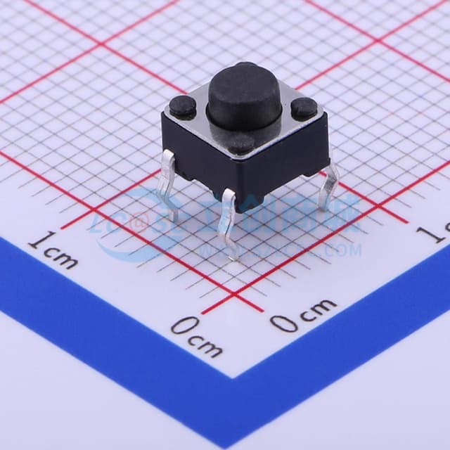 6*6*5mm 直插 轻触开关 【轻触】实物图