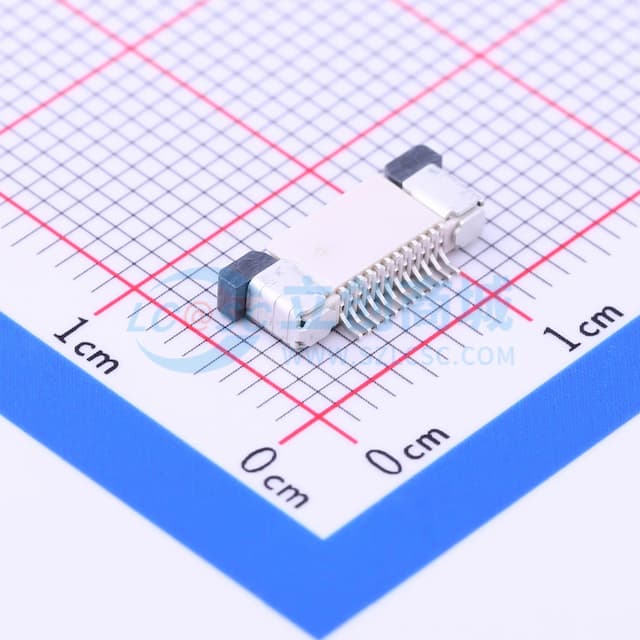 间距:0.5mm P数:12P 抽屉式 上接实物图