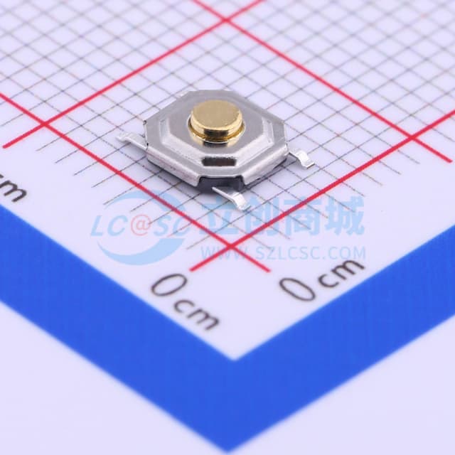 5.1*5.1*0.5mm 立贴 轻触开关实物图