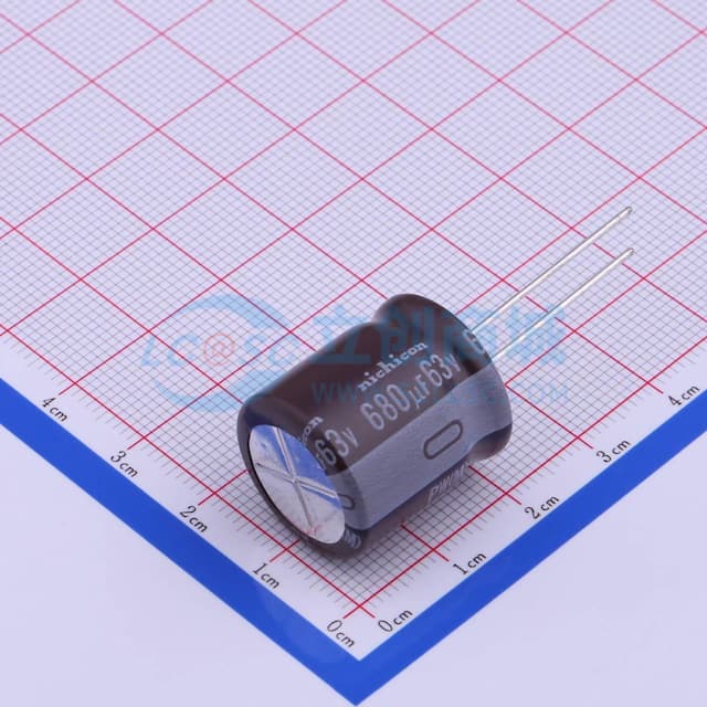 680uF ±20% 63V 【插件】实物图