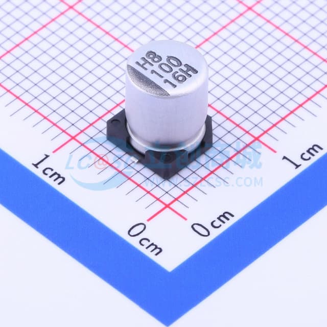 100uF ±20% 16V实物图