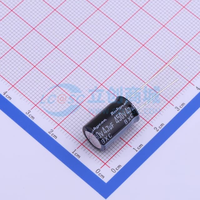 4.7uF ±20% 450V 【引线】实物图