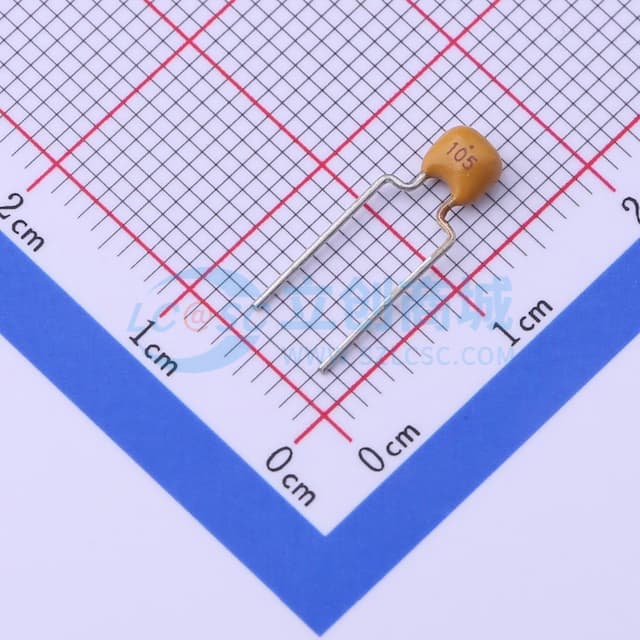 1uF ±20% 50V 【插件】实物图